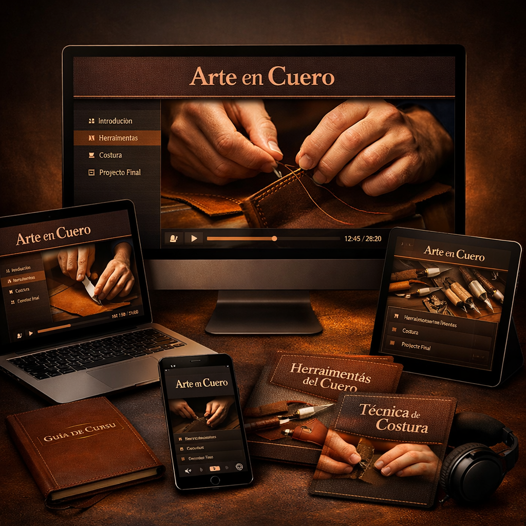 Arte en Cuero – Curso Completo